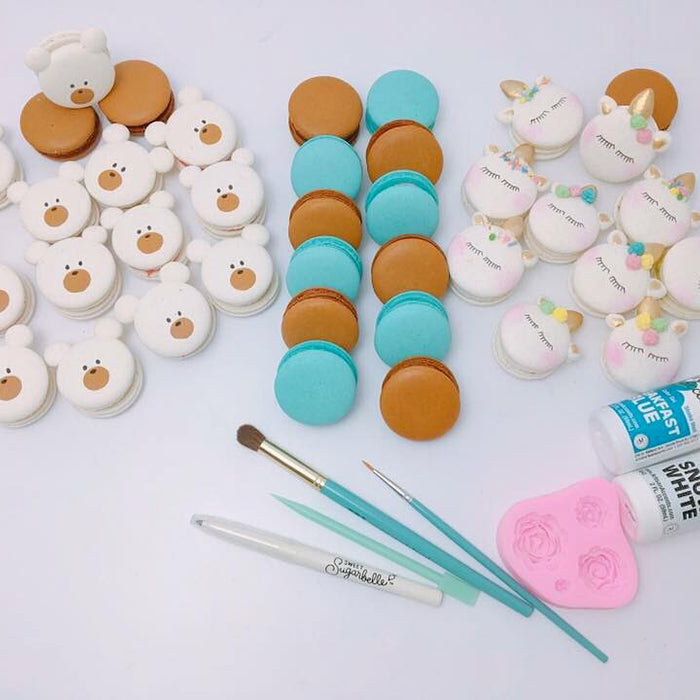 Crea macarons con colores perfectos.