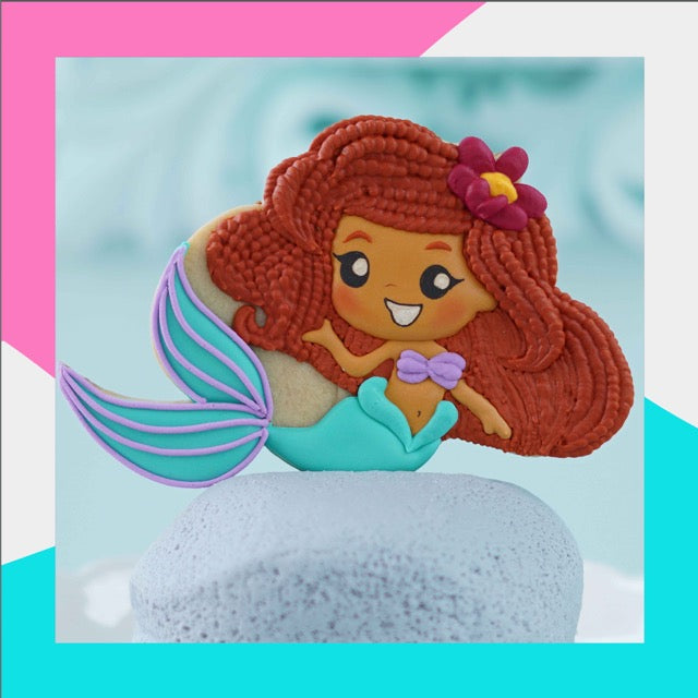 Cortador "Princesas - Ariel" (elaborados con plástico 100% biodegradable 😍)