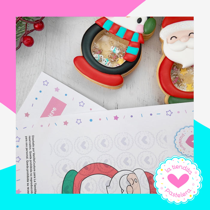 Pack de PLANTILLAS de SUSCRIPCIÓN: "Alhajeros navideños" - Los Vanilos