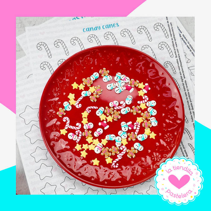 Pack de PLANTILLAS de SUSCRIPCIÓN: "Alhajeros navideños" - Los Vanilos