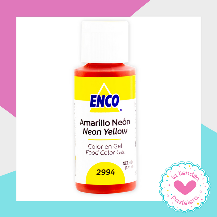 Colorante en Gel ENCO - Amarillo neón