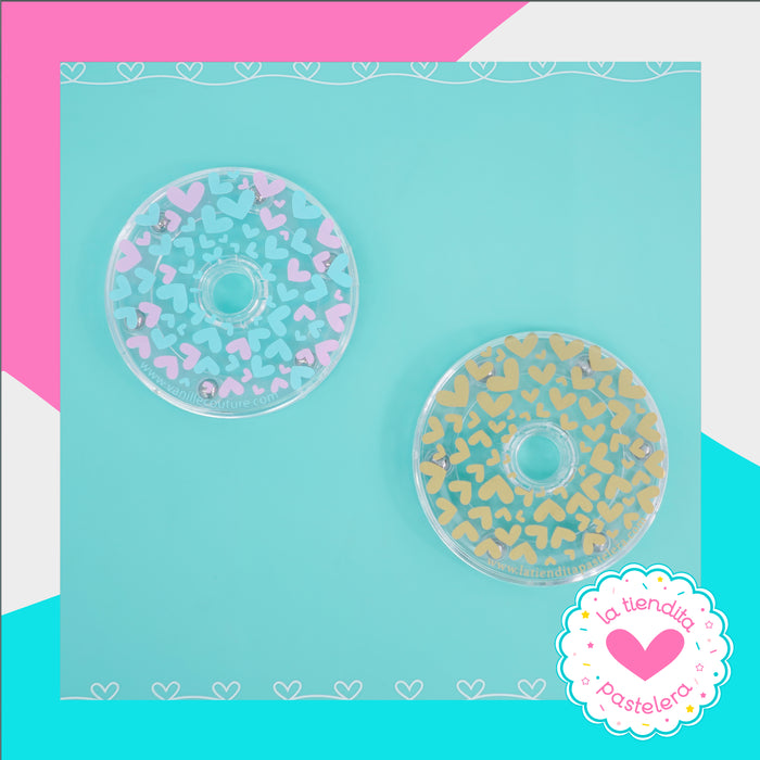 Base Giratoria para Galletas VanilleCouture Chica (Bicolor)