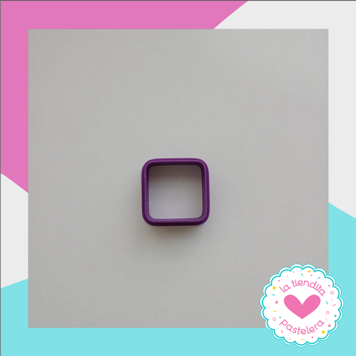 Cortador "Cuadrado Micro" (elaborados con plástico 100% biodegradable 😍)