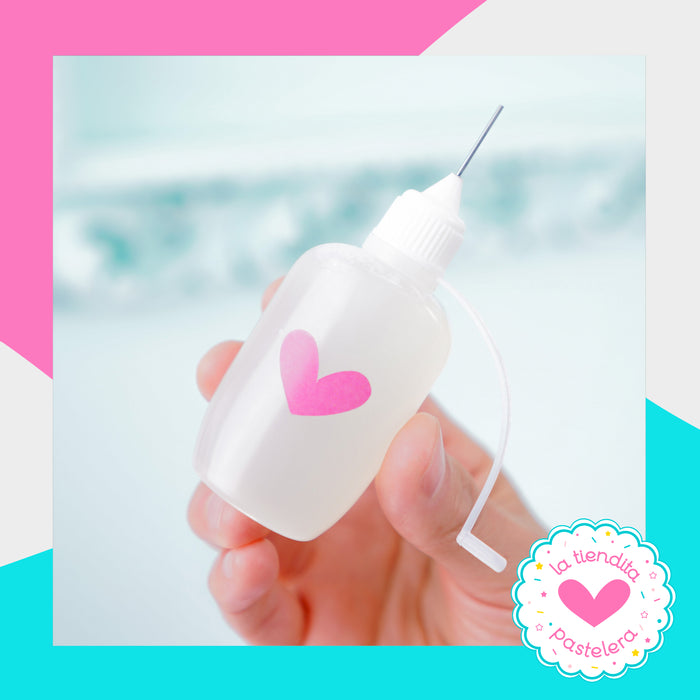 Dosificador para pegamento y uso de highlighters