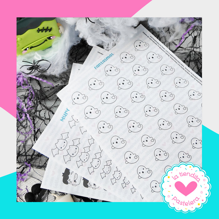 Pack de PLANTILLAS de SUSCRIPCIÓN: Dulceros Sweet & Spooky