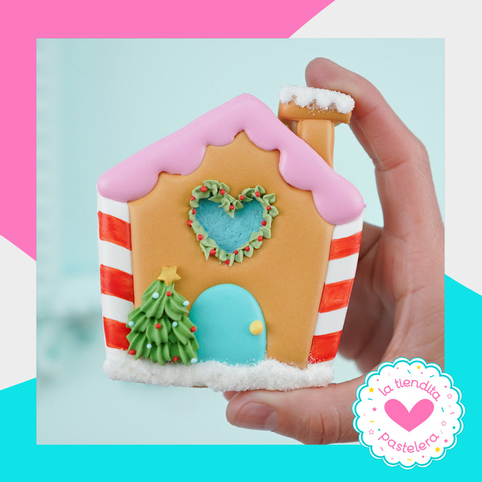 Cortador "Casita navideña" (elaborados con plástico 100% biodegradable 😍)