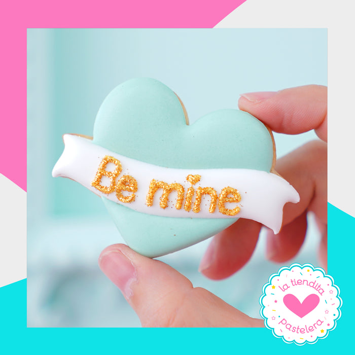 Cortador "Corazón Banner Mini" (elaborados con plástico 100% biodegradable 😍)