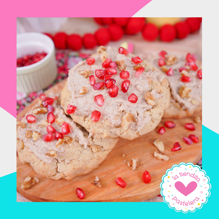 Receta de SUSCRIPCIÓN: Galletas New York Nogada y Lotus