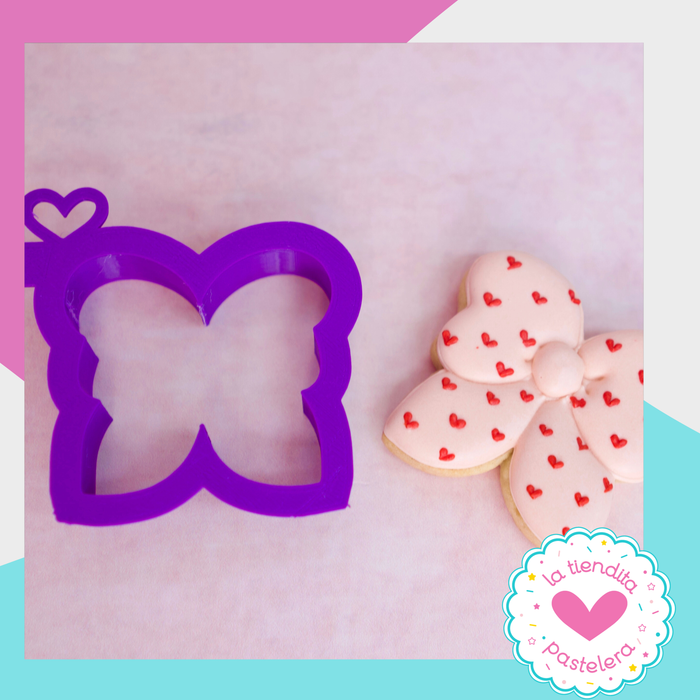 Cortador "Moñito Lazos mini" (elaborados con plástico 100% biodegradable 😍)