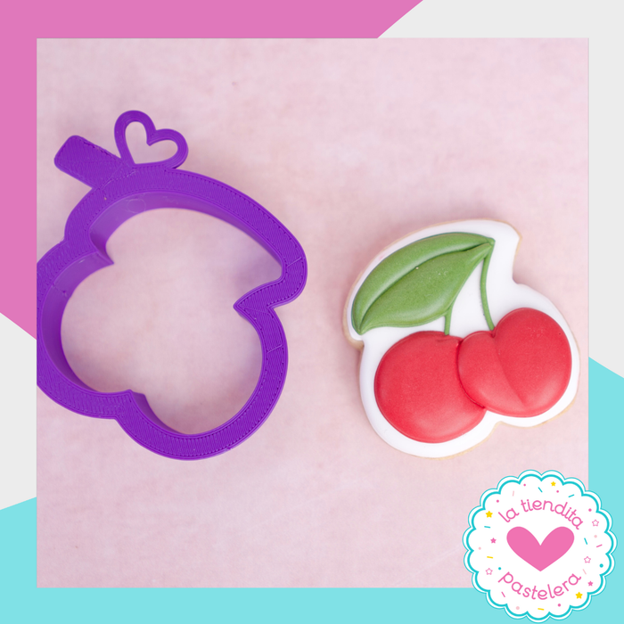 Cortador "Cerezas mini" (elaborados con plástico 100% biodegradable 😍)