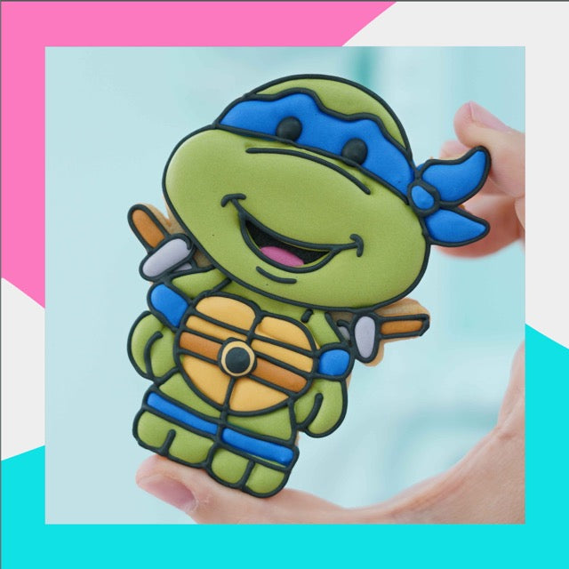 Cortador "Tortugas Ninja - Leonardo" (elaborados con plástico 100% biodegradable 😍)
