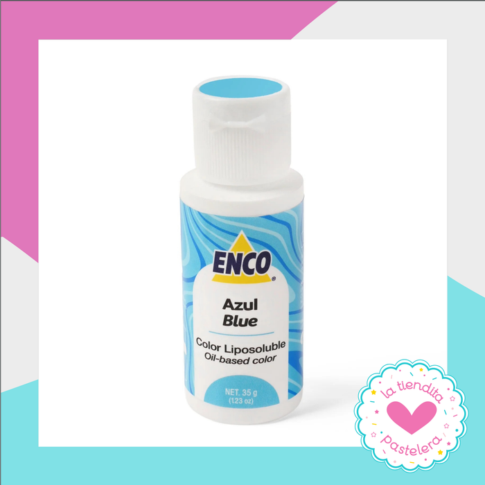 Colorante Liposoluble Enco - Azul