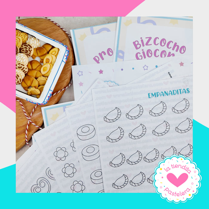 Pack de PLANTILLAS de SUSCRIPCIÓN: Galleta 3D Caja de la Ideal
