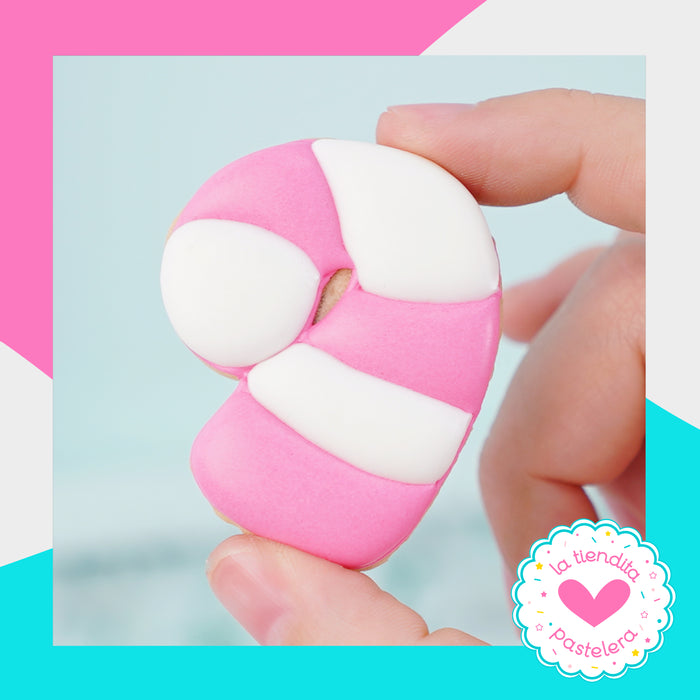 Cortador "Mini candy cane" (elaborados con plástico 100% biodegradable 😍)