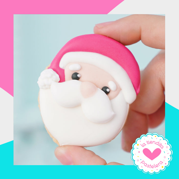 Cortador "Mini cara de santa" (elaborados con plástico 100% biodegradable 😍)
