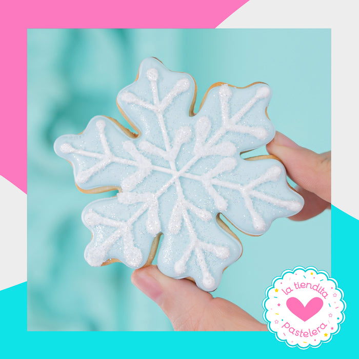 Cortador "Mini copo de nieve" (elaborados con plástico 100% biodegradable 😍)