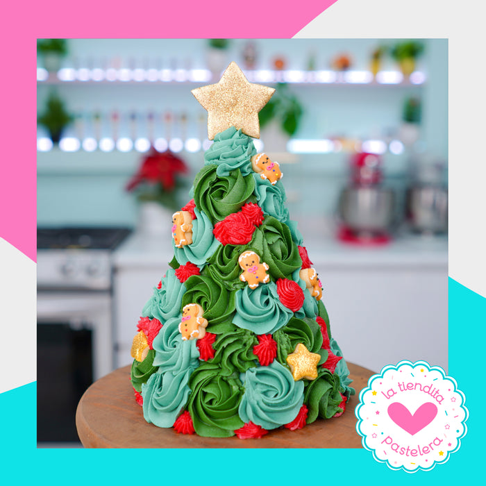 Receta de SUSCRIPCIÓN: Pastel árbol navideño