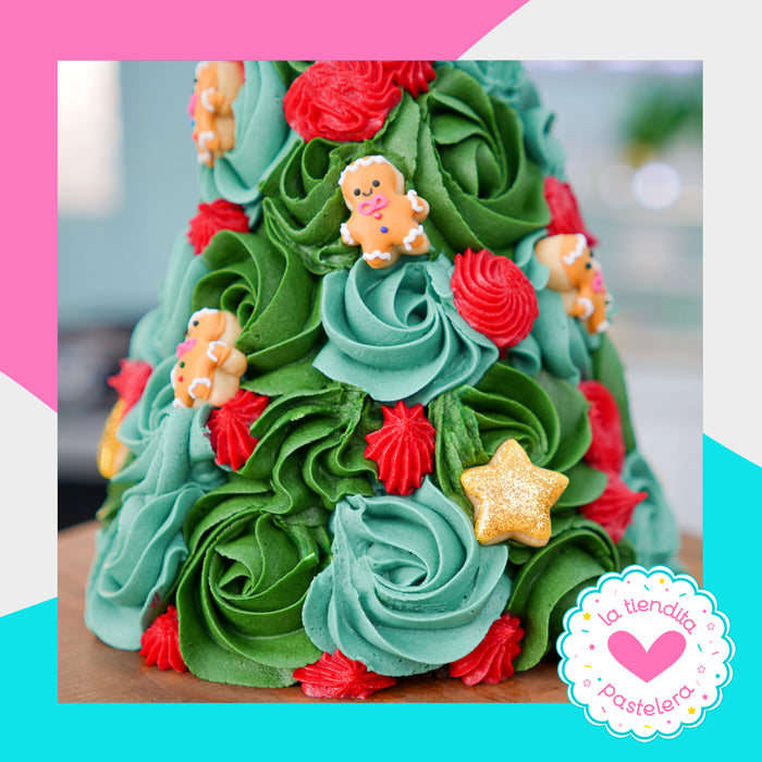 Receta de SUSCRIPCIÓN: Pastel árbol navideño
