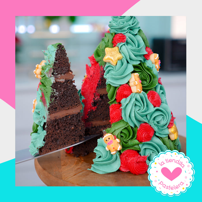 Receta de SUSCRIPCIÓN: Pastel árbol navideño