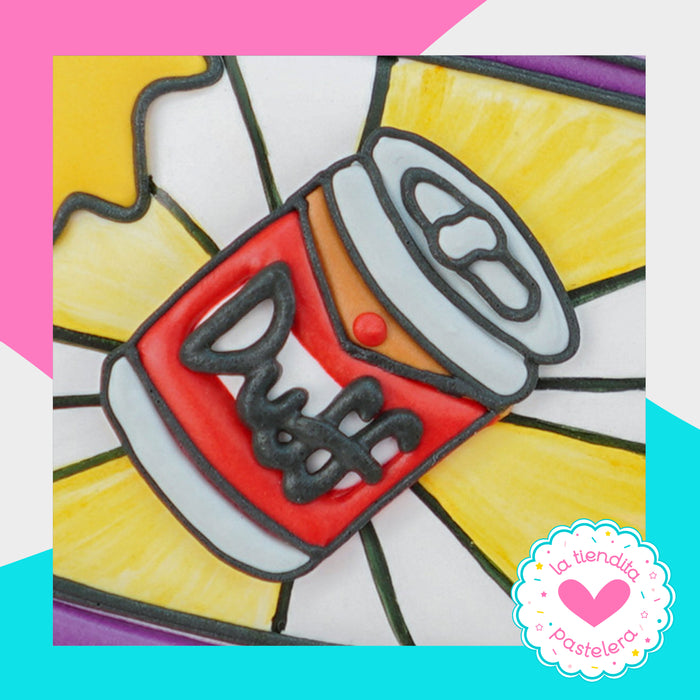 Plantilla para transferencias: Cerveza Duff (6 tamaños)