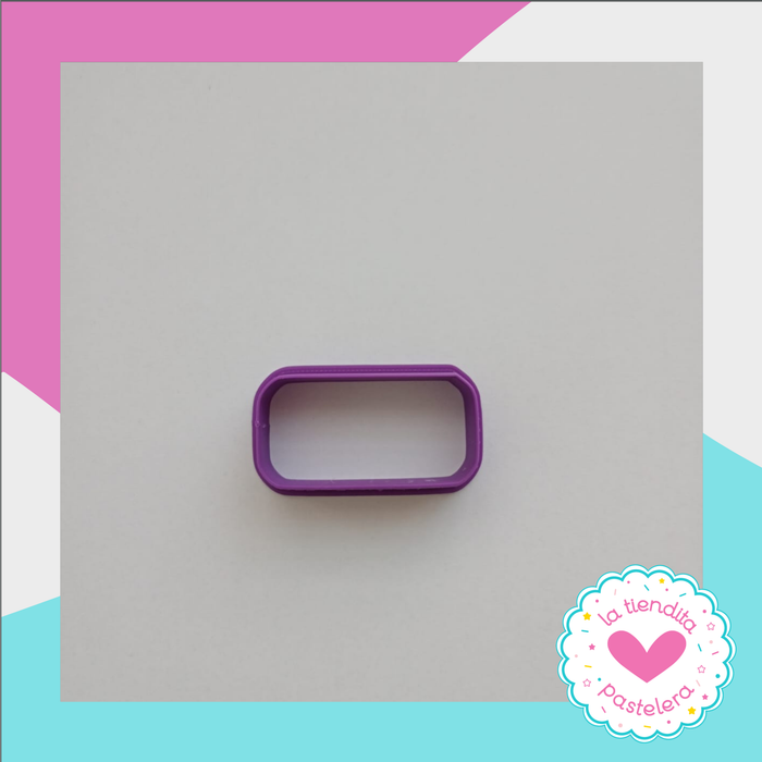 Cortador "Rectángulo Mini" (elaborados con plástico 100% biodegradable 😍)