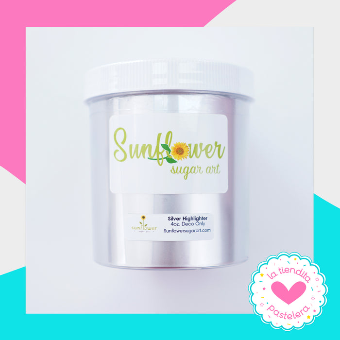 Matizador Highlighter "Plateado - Silver"  Sunflower Grande
