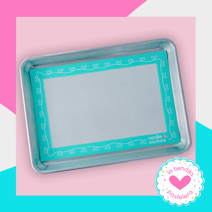 Tapete de silicón microperforado chico VanilleCouture (Silpain) - 30cm*20cm
