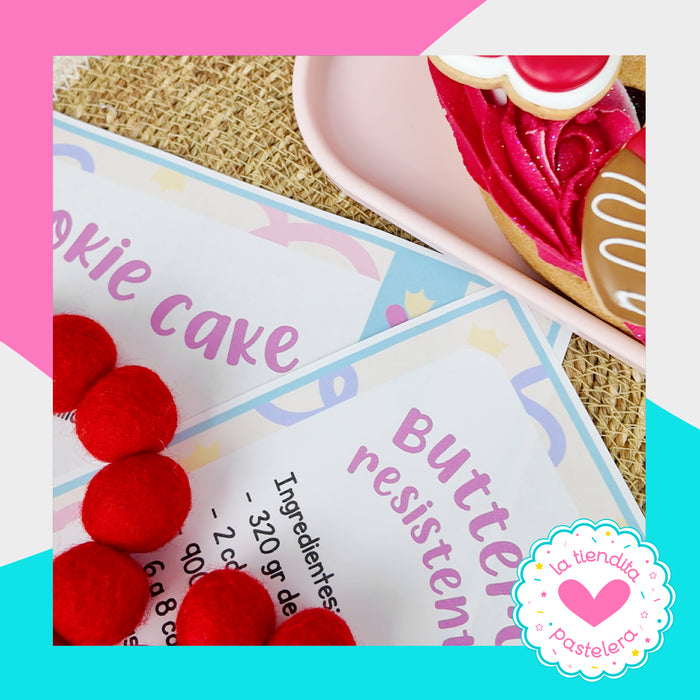 Receta de SUSCRIPCIÓN: Cookie Cake de San Valentín