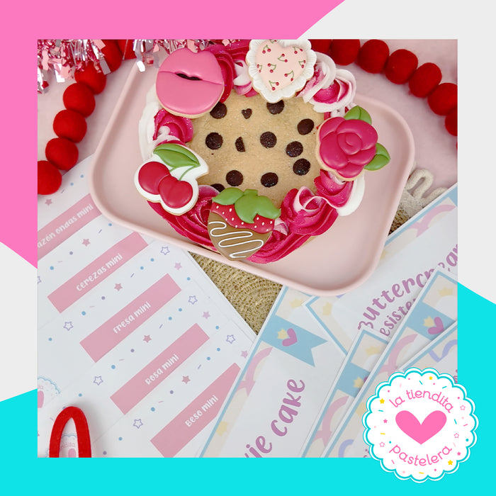 Receta de SUSCRIPCIÓN: Cookie Cake de San Valentín