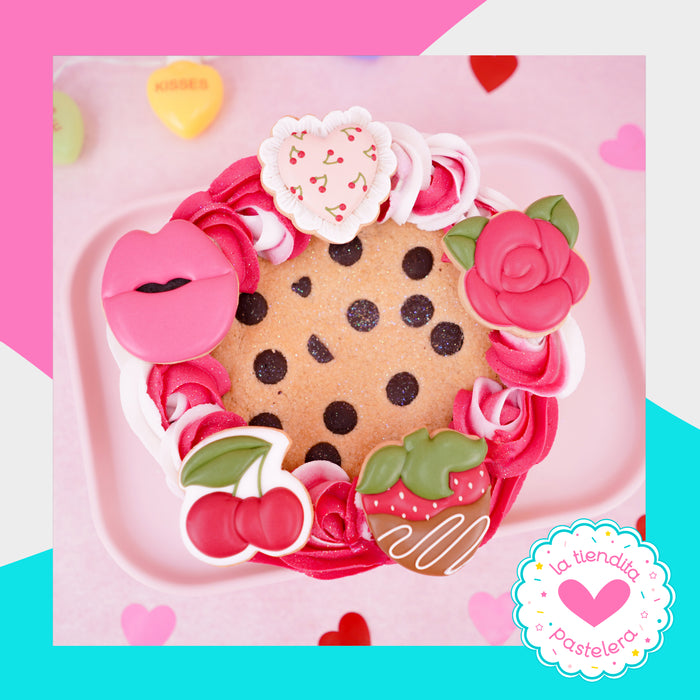 Receta de SUSCRIPCIÓN: Cookie Cake de San Valentín