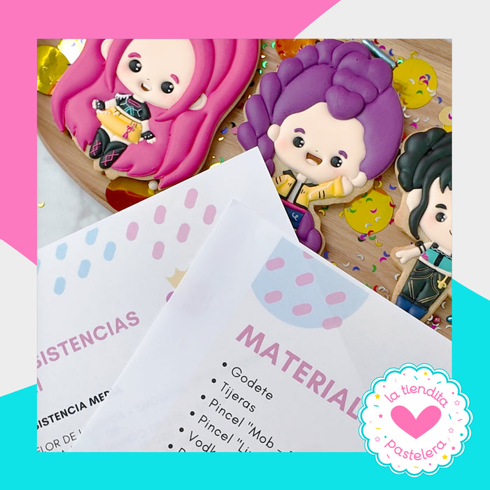 Pack de PLANTILLAS de SUSCRIPCIÓN: "KPop Demon Hunters" - Los Vanilos