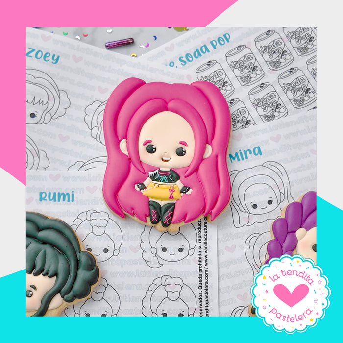 Pack de PLANTILLAS de SUSCRIPCIÓN: "KPop Demon Hunters" - Los Vanilos