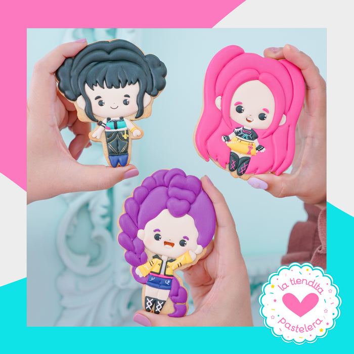 Pack de PLANTILLAS de SUSCRIPCIÓN: "KPop Demon Hunters" - Los Vanilos