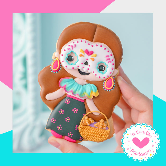 Cortador "Niña Mi Calaverita" (elaborados con plástico 100% biodegradable 😍)