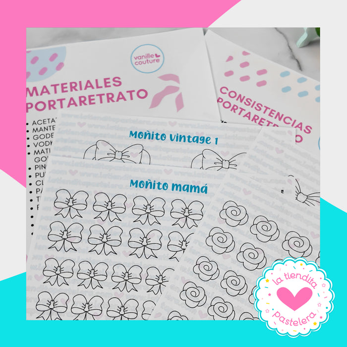 Pack de PLANTILLAS de SUSCRIPCIÓN: Portaretrato Mamá