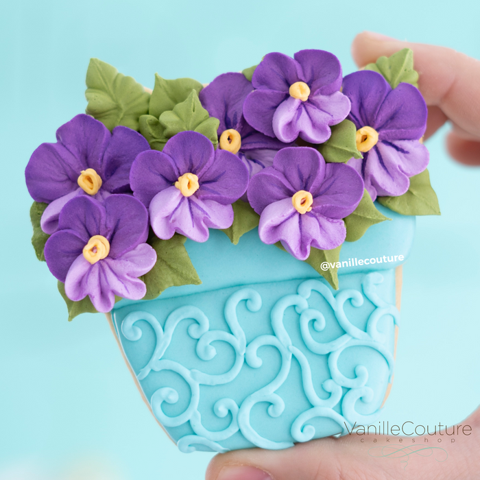 Clase online -COMBO PRECIO ESPECIAL- Flores modernas de royal icing volumen 1 y 2