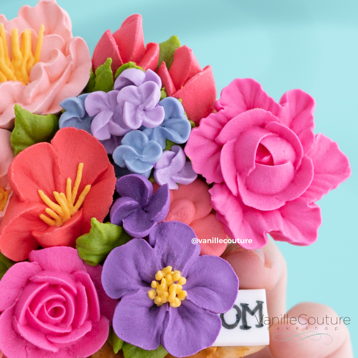 Clase online -COMBO PRECIO ESPECIAL- Flores modernas de royal icing volumen 1 y 2