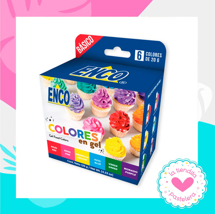 Kit de 6 colores ENCO básicos