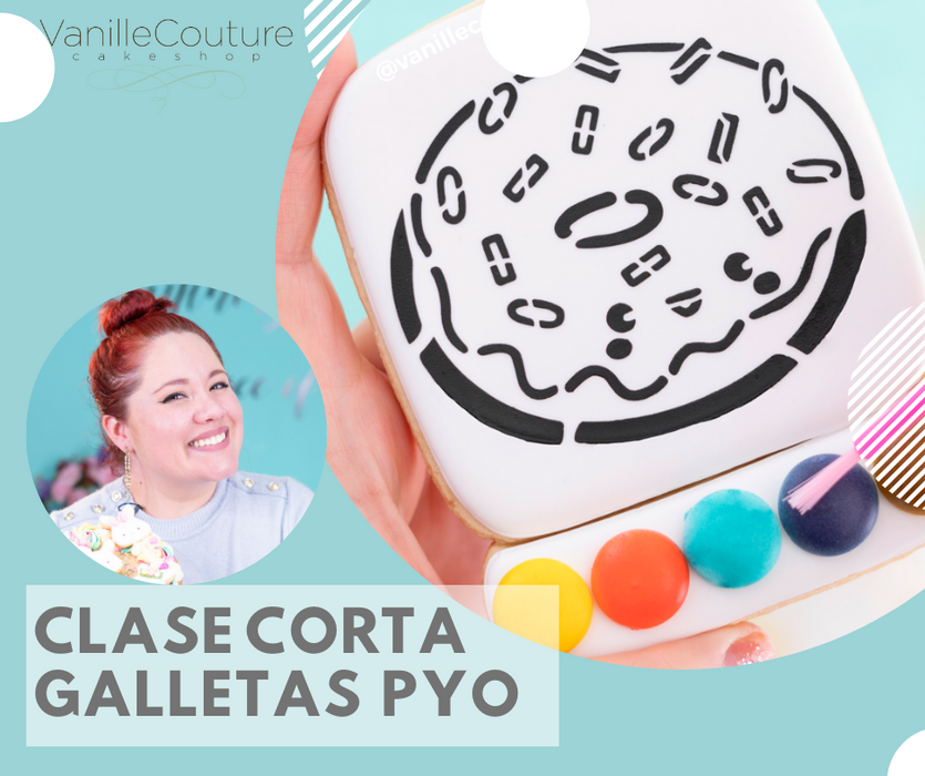 Clase corta online: Galletas PYO (Paint Your Own Cookies)