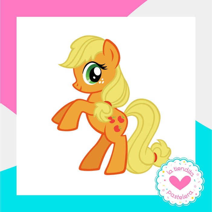 Cortador "My Little Pony Apple Jack 2" (elaborados con plástico 100% biodegradable 😍)