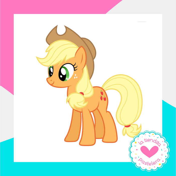 Cortador "My Little Pony Apple Jack" (elaborados con plástico 100% biodegradable 😍)