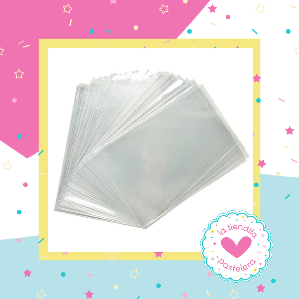 Bolsa de celofán transparente 10x25 cm (100 piezas) — La