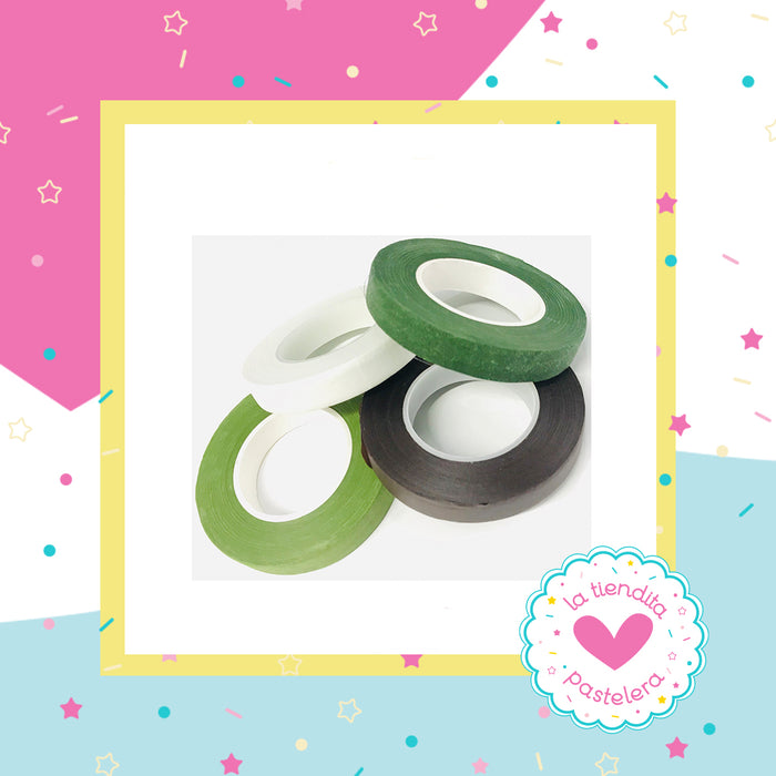 Cinta Flora tape verde musgo