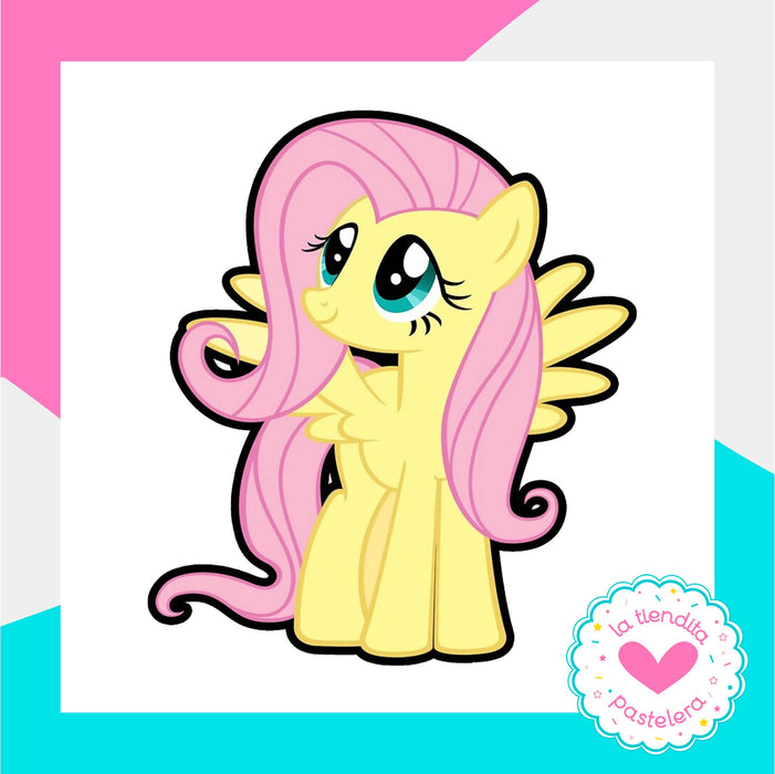 Cortador "My Little Pony Fluttershy 2" (elaborados con plástico 100% biodegradable 😍)