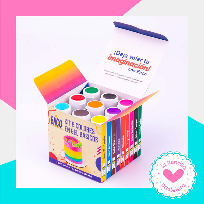 Kit de 9 colores ENCO básicos - combina más de 50 colores