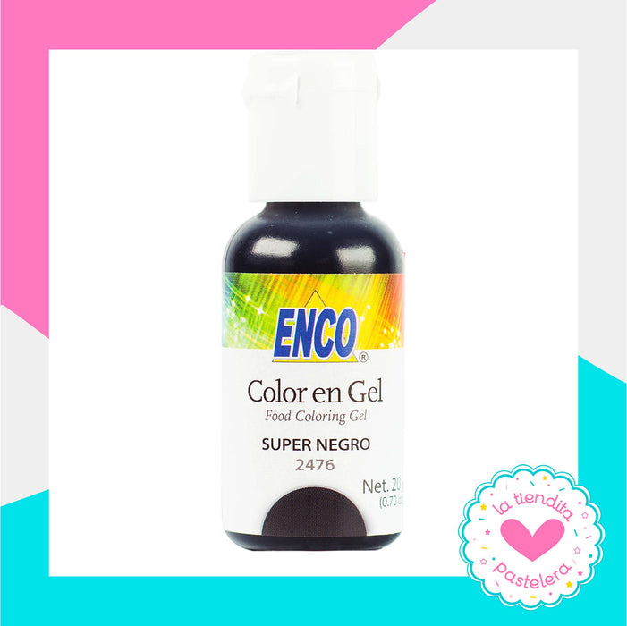Colorante en Gel ENCO - Súper negro 20 gr