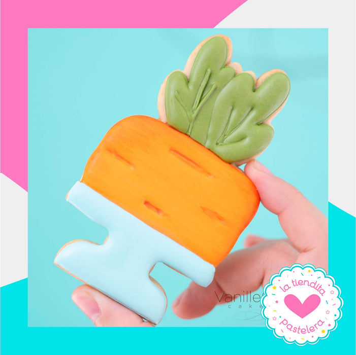 Cortador "Pastel Zanahoria" (elaborados con plástico 100% biodegradable 😍)