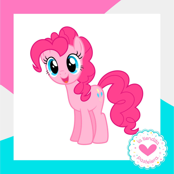 Cortador "My Little Pony Pinkie Pie" (elaborados con plástico 100% biodegradable 😍)
