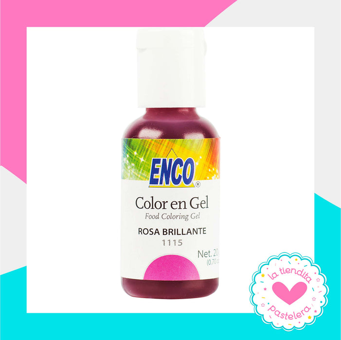 Colorante en Gel ENCO - Rosa brillante 20 gr