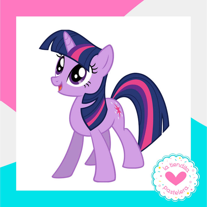 Cortador "My Little Pony Twilight Sparkle" (elaborados con plástico 100% biodegradable 😍)